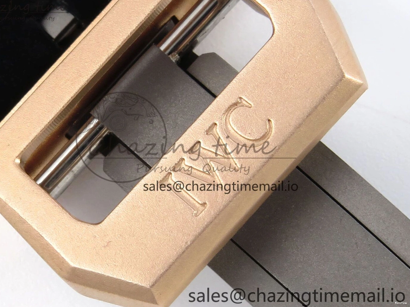 MIROTIME 0124 Affordable Big Pilot IW329703 M+F 1:1 Best Edition Black Dial on Black Nylon Strap MY 7004